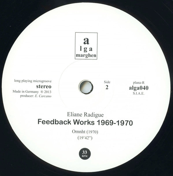 Feedback Works 1969-1970 | Mint (M) Mint (M)-