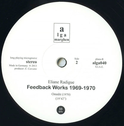 Feedback Works 1969-1970 | Mint (M) Mint (M)-