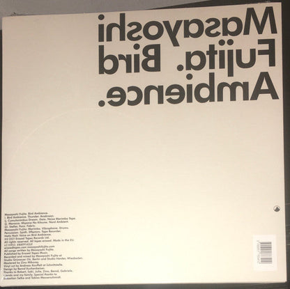 Masayoshi Fujita - Bird Ambience | Mint (M) Mint (M)-