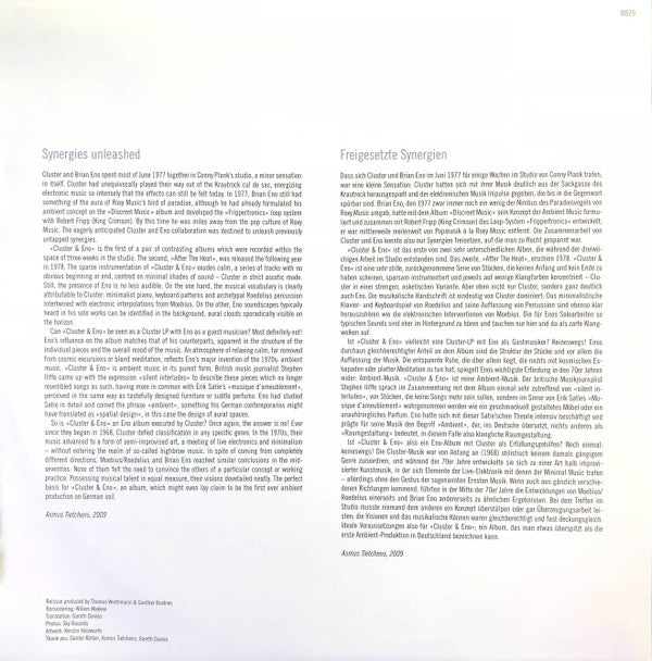 Cluster - Cluster & Eno | Mint (M) Mint (M)-