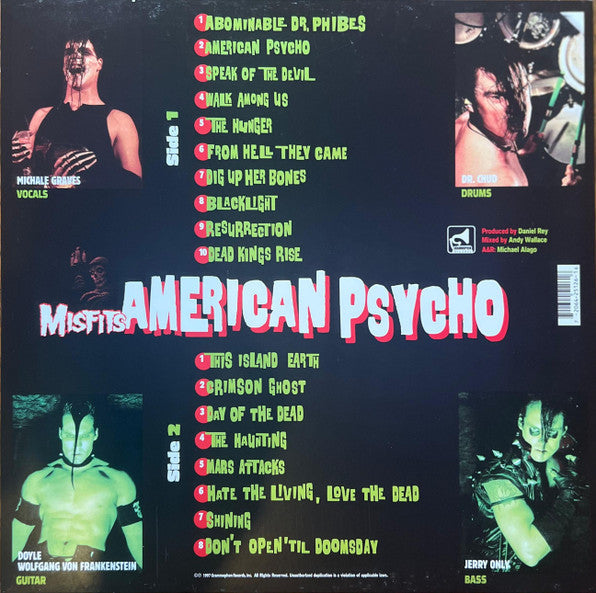 American Psycho (UNOFFICIAL VINYL)*DISCOUNTED* |-