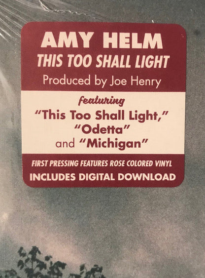 Amy Helm - This Too Shall Light (ROSE VINYL) | Mint (M) Mint (M)-
