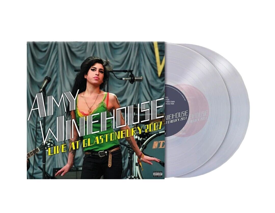 Amy Winehouse - Live At Glastonbury 2007 (180 Gram Clear Vinyl) (2 Lp's) | Mint (M) Mint (M)-