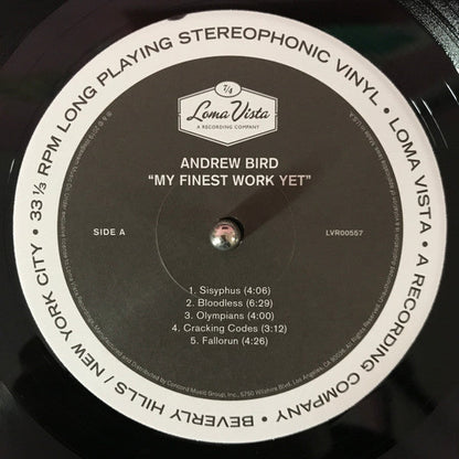 Andrew Bird - My Finest Work Yet | Mint (M) Mint (M)-