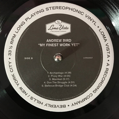Andrew Bird - My Finest Work Yet | Mint (M) Mint (M)-