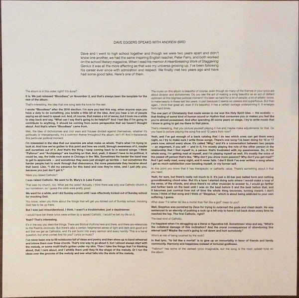 Andrew Bird - My Finest Work Yet | Mint (M) Mint (M)-