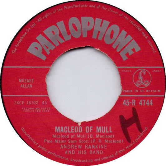 Andrew Rankine And His Scottish Band - Macleod Of Mull | Very Good (VG) Very Good Plus (VG+)-