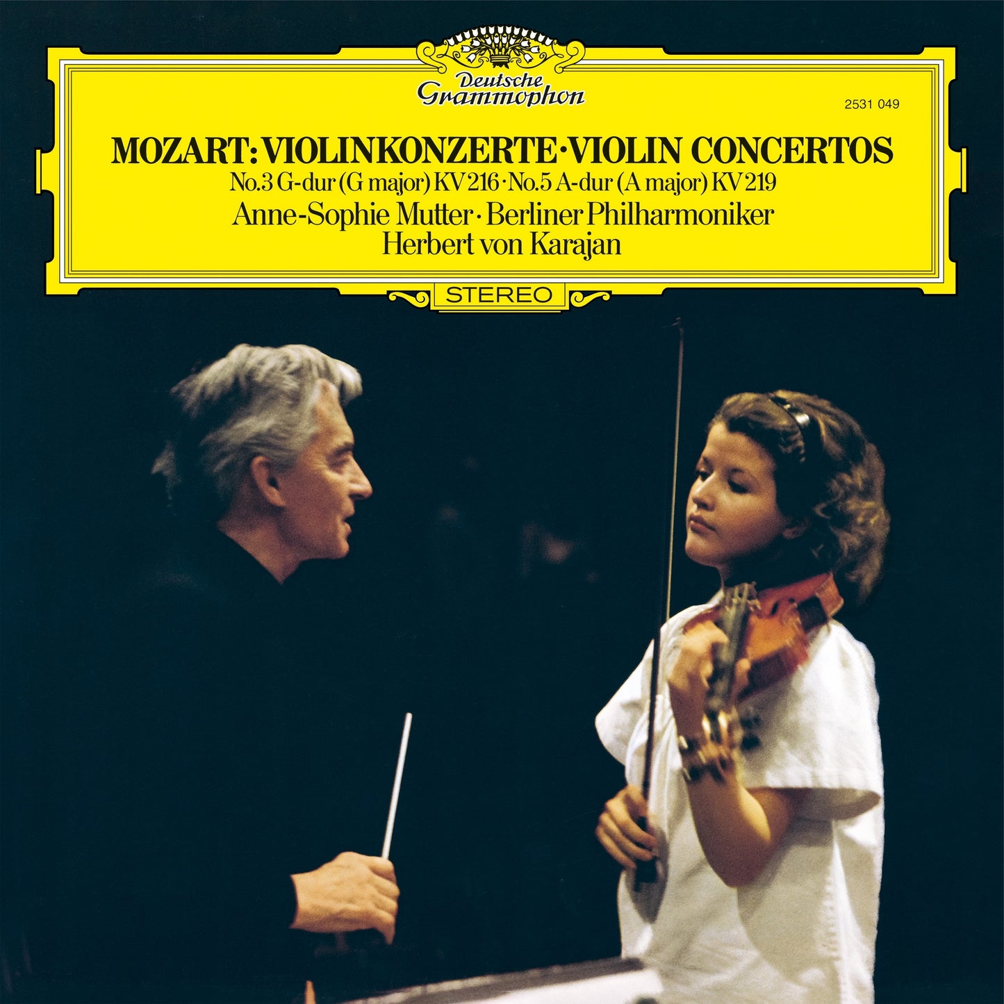 Anne-Sophie Mutter/Berliner Philharmoniker/Herbert - Mozart: Violin Concertos Nos. 3 & 5 [180G LP] |-