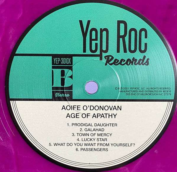 Aoife O'Donovan - Age Of Apathy | Mint (M) Mint (M)-