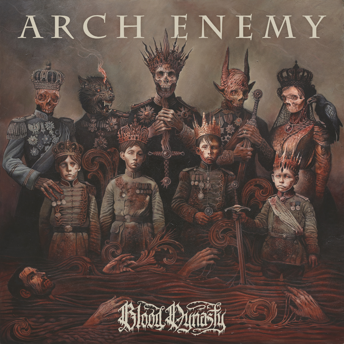 Arch Enemy - Blood Dynasty (Indie Exclusive, 180 Gram Milky White Colored Vinyl, Booklet) | Mint (M) Mint (M)-