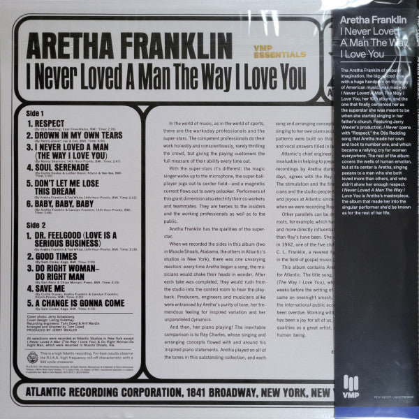 Aretha Franklin - I Never Loved A Man The Way I Love You (COLOR VMP VINYL) | Mint (M) Mint (M)-