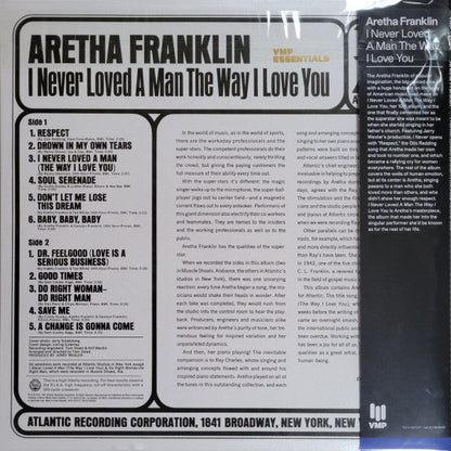Aretha Franklin - I Never Loved A Man The Way I Love You (COLOR VMP VINYL) | Mint (M) Mint (M)-