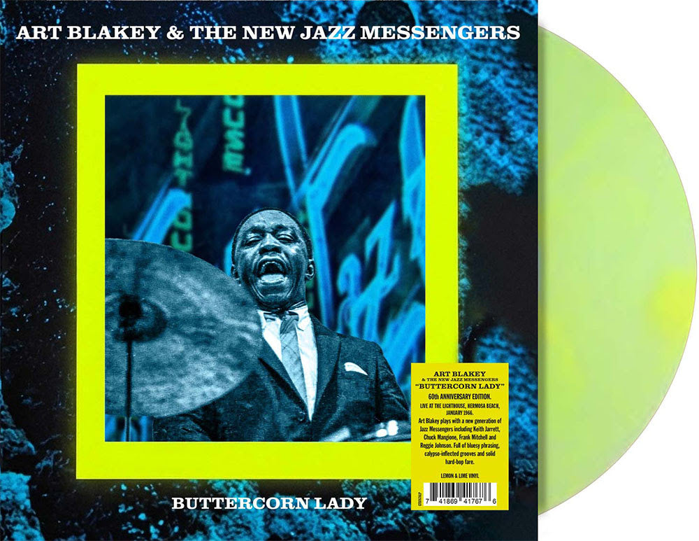 Art Blakey & The New Jazz Messengers - (PRESALE 6/19/26) Buttercorn Lady - Live At The Lighthouse, Hermosa Beach, 1966 (IEX LEMON LIME VINYL) | Mint (M) Mint (M)-