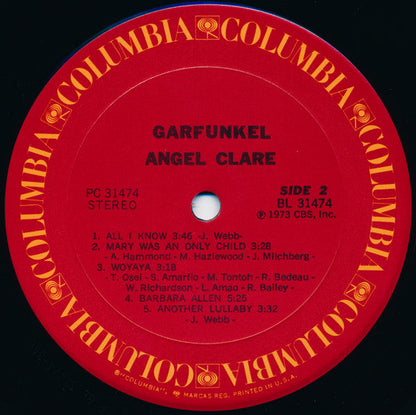 Art Garfunkel - Angel Clare | Near Mint (NM) Near Mint (NM)-
