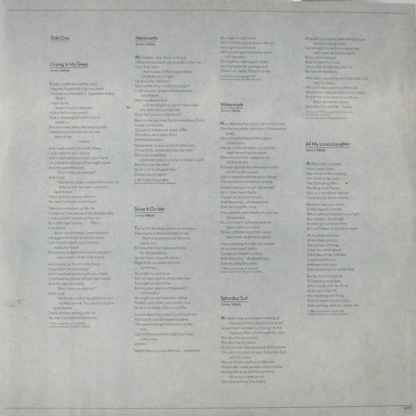 Art Garfunkel - Watermark | Very Good Plus (VG+) Very Good Plus (VG+)-