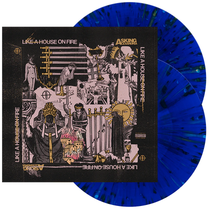 Asking Alexandria - Like A House On Fire (Indie Exclusive, Clear Vinyl, Royal Blue, Pink, Gold) (2 Lp's) | Mint (M) Mint (M)-