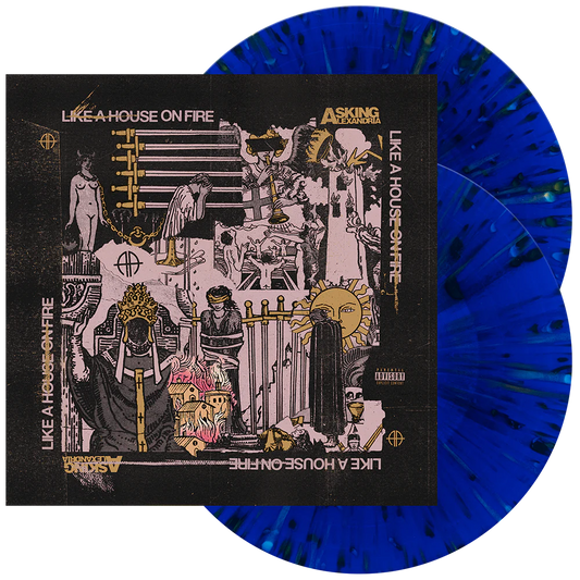 Asking Alexandria - Like A House On Fire (Indie Exclusive, Clear Vinyl, Royal Blue, Pink, Gold) (2 Lp's) | Mint (M) Mint (M)-