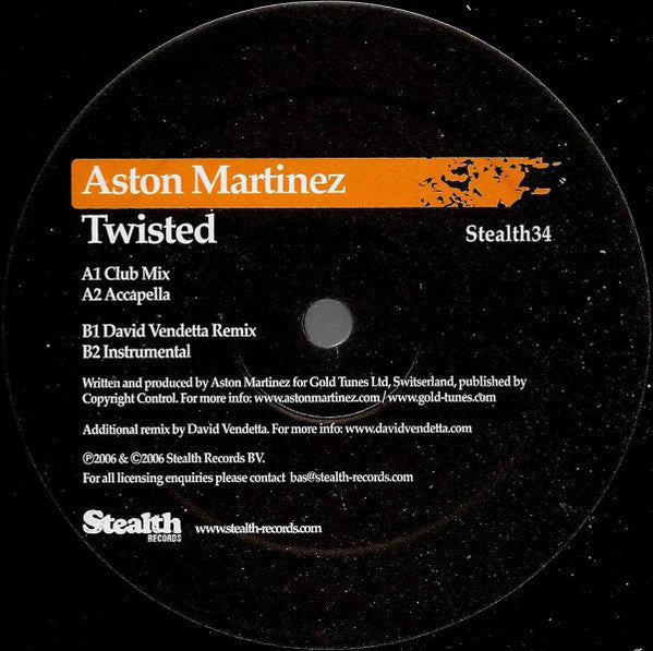 Aston Martinez - Twisted | Mint (M) Mint (M)-