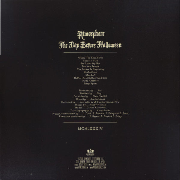 Atmosphere (2) - The Day Before Halloween | Mint (M) Mint (M)-
