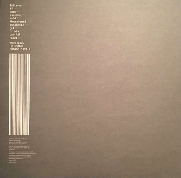 Autechre - SIGN | Mint (M) Mint (M)-