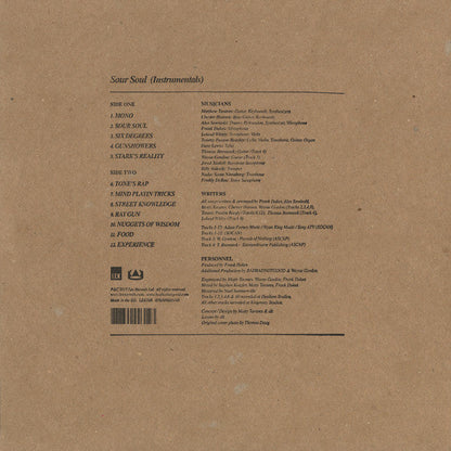 BadBadNotGood & Ghostface Killah - Sour Soul (Instrumentals) | Mint (M) Mint (M)-