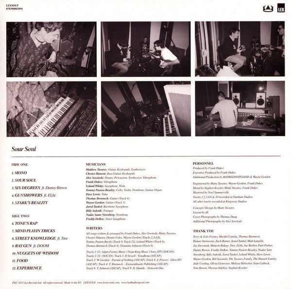 BadBadNotGood & Ghostface Killah - Sour Soul | Mint (M) Mint (M)-