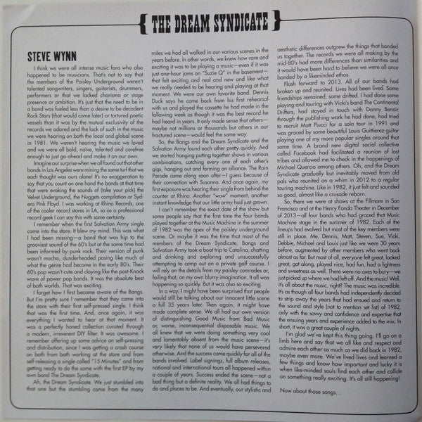 Bangles • The Three O'Clock • The Dream Syndicate - 3×4 | Mint (M) Mint (M)-