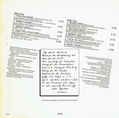 Barbara Dickson - Sweet Oasis | Near Mint (NM) Very Good Plus (VG+)--