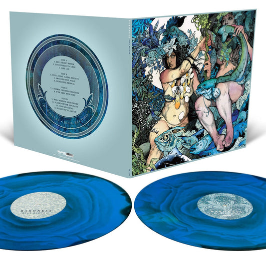Baroness - Blue Record (Cyan Blue, Milky Clear and Black Ripple Effect Colored Vinyl) (2 Lp's) | Mint (M) Mint (M)-