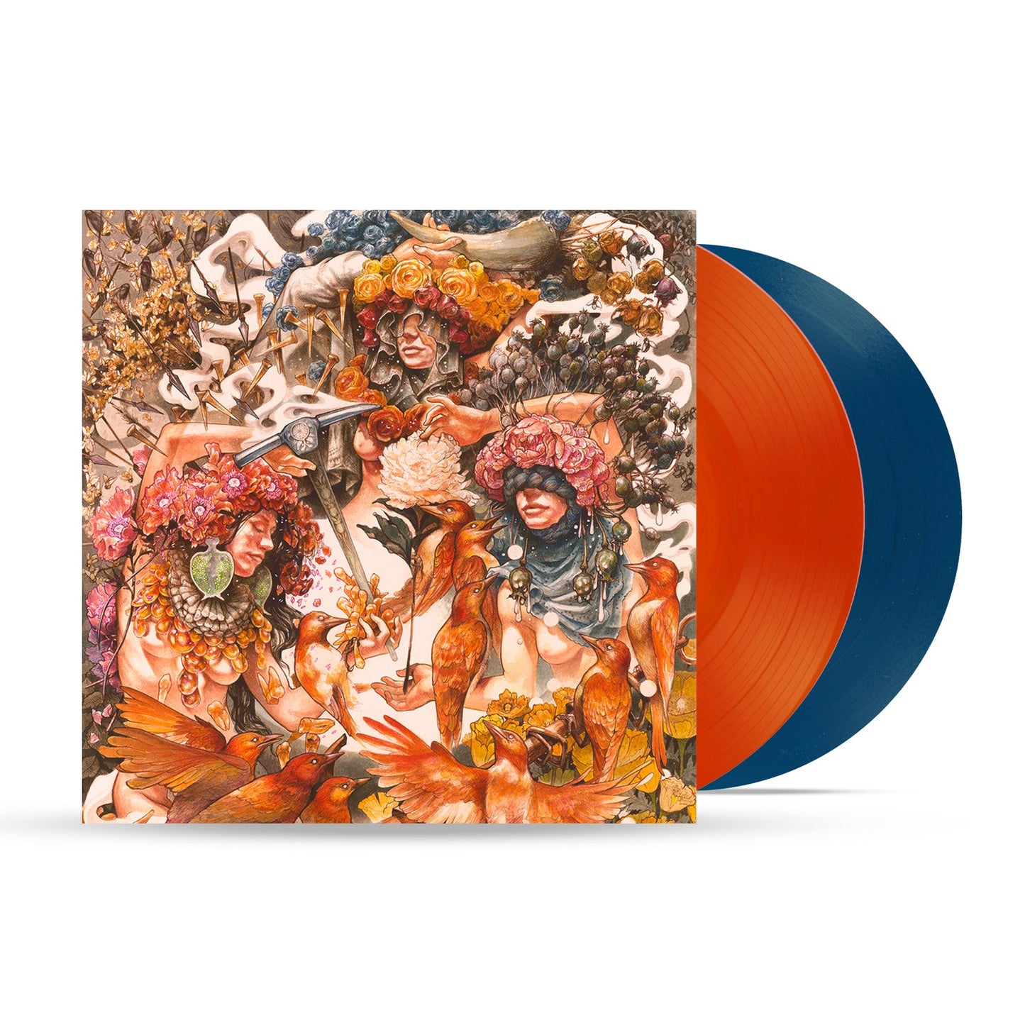 Baroness - Gold & Grey (TRANSPARENT RED & BLUE VINYL) | Mint (M) Mint (M)-