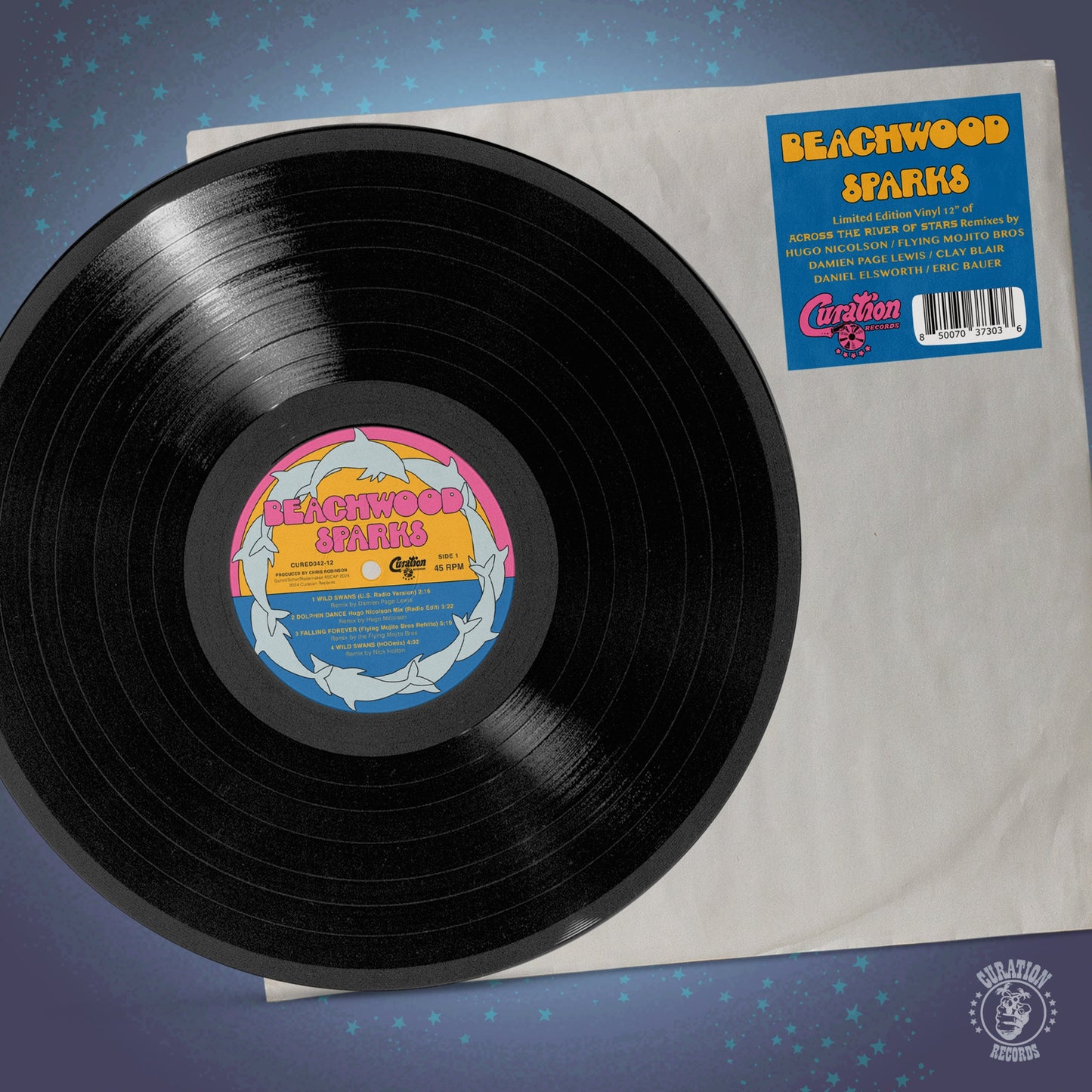 Beachwood Sparks - Dolphin Dance Remix '12 (VINYL) | Mint (M) Mint (M)-