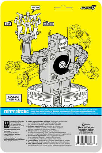 Beastie Boys - Super7 - Beastie Boys - ReAction Figures Wv4 - Mike D (Intergalactic Crossing Guard) (Collectible, Action Figure) |-