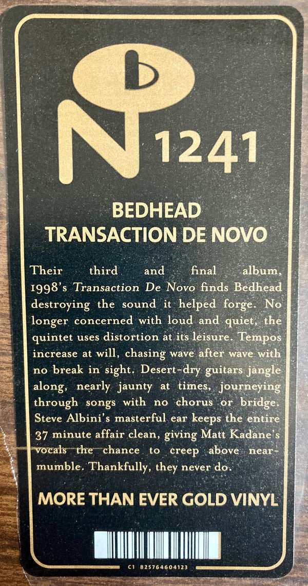 Transaction De Novo | Mint (M) Mint (M)-