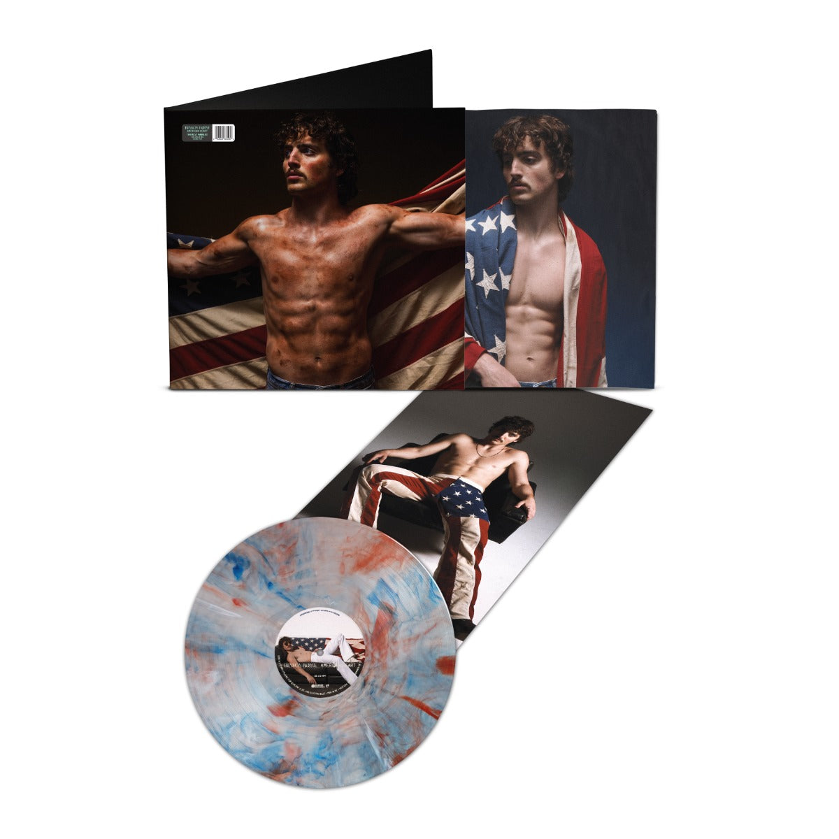 Benson Boone - American Heart (Red, White, And Blue Marble Vinyl) | Mint (M) Mint (M)-