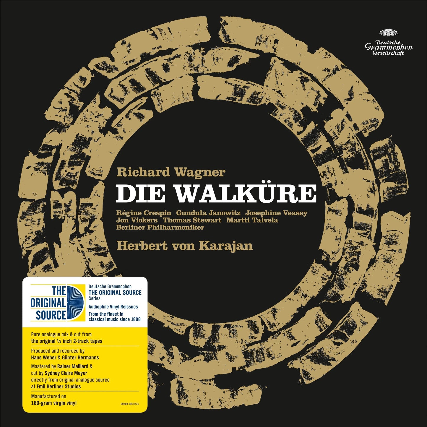 Berliner Philharmoniker/Herbert von Karajan - Wagner: Die Walkure (The Original Source Series) (180G) [5LP] |-
