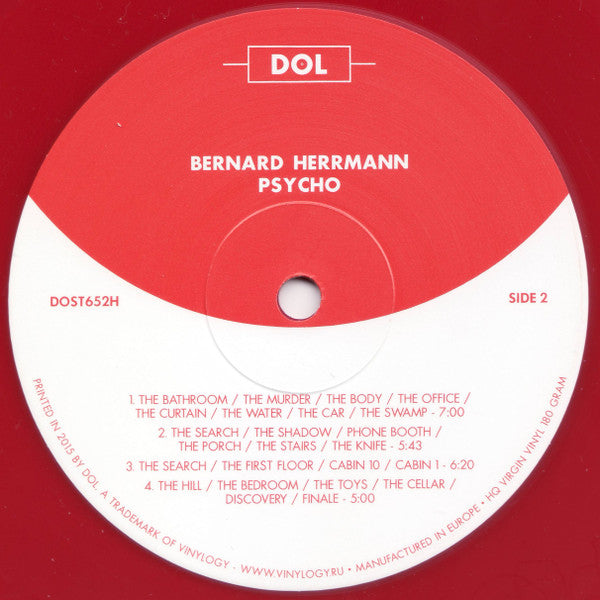 Bernard Herrmann - Psycho (The Original Film Score) (RED VINYL) | Mint (M) Mint (M)-