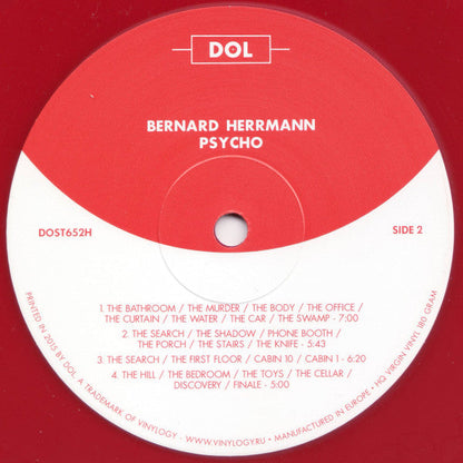 Bernard Herrmann - Psycho (The Original Film Score) (RED VINYL) | Mint (M) Mint (M)-