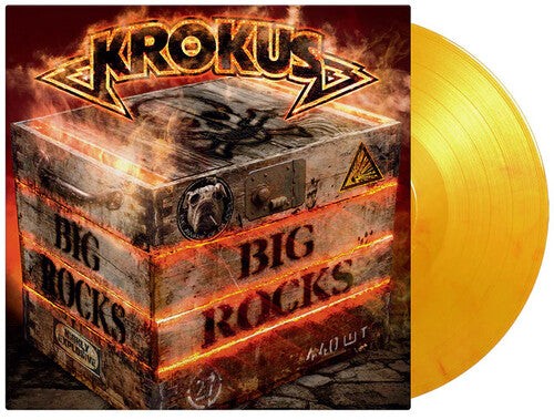 Krokus - Big Rocks (180G, Booklet) [Flame Red Vinyl] |-