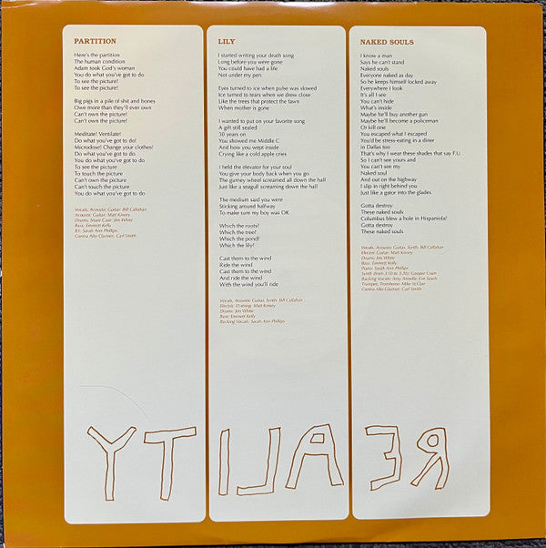 Bill Callahan - Reality | Mint (M) Mint (M)-