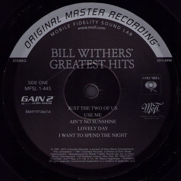 Bill Withers' Greatest Hits | Mint (M) Mint (M)-