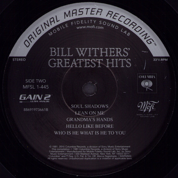 Bill Withers' Greatest Hits | Mint (M) Mint (M)-