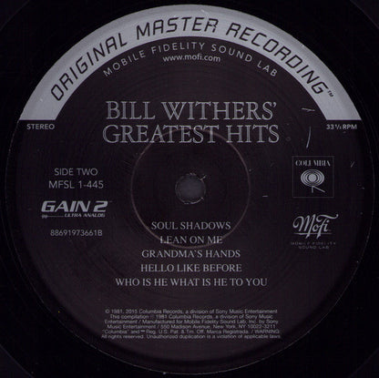 Bill Withers' Greatest Hits | Mint (M) Mint (M)-
