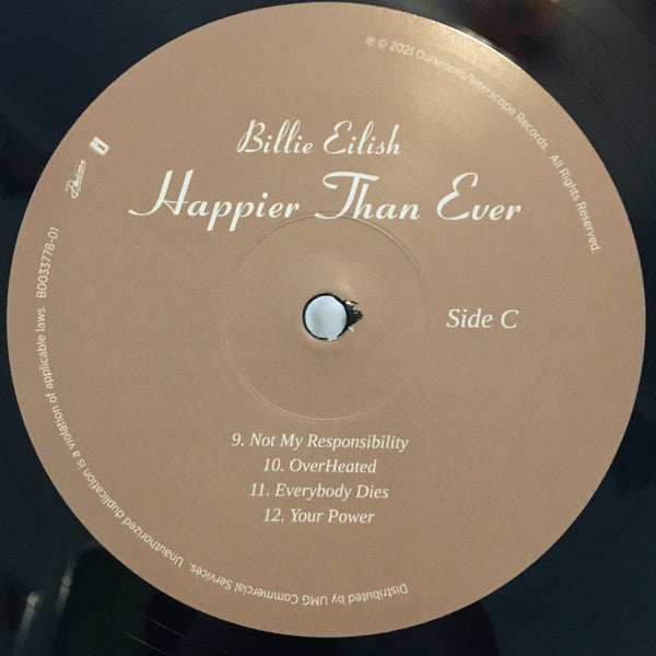 Billie Eilish - Happier Than Ever | Mint (M) Mint (M)-