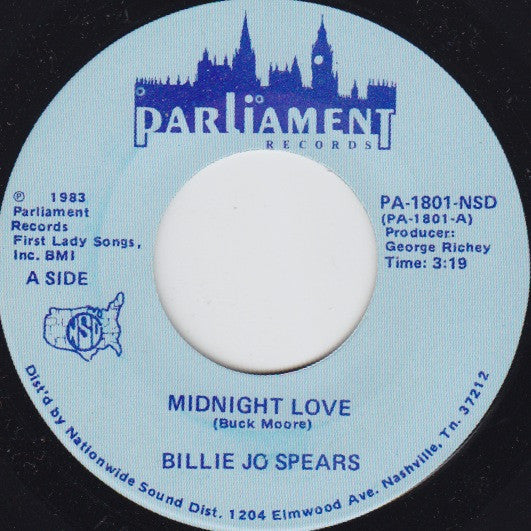Billie Jo Spears - Midnight Love / Midnight Blue | Very Good Plus (VG+) Near Mint (NM)-