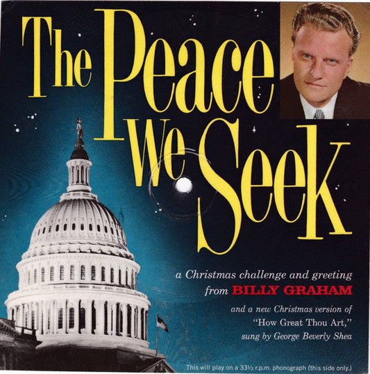 Billy Graham (2), George Beverly Shea - The Peace We Seek | Very Good (VG) Generic--