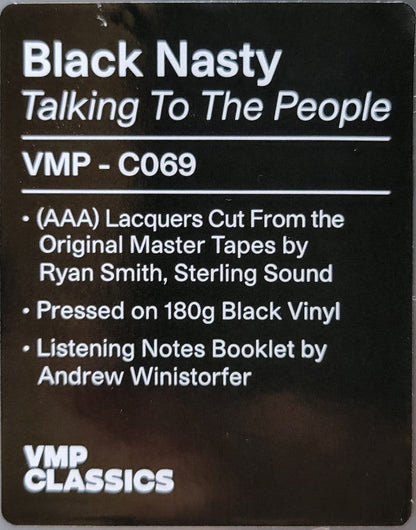 Black Nasty - Talking To The People | Mint (M) Mint (M)-