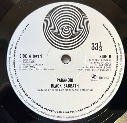 Black Sabbath - Paranoid (UK IMPORT) | Mint (M) Mint (M)-