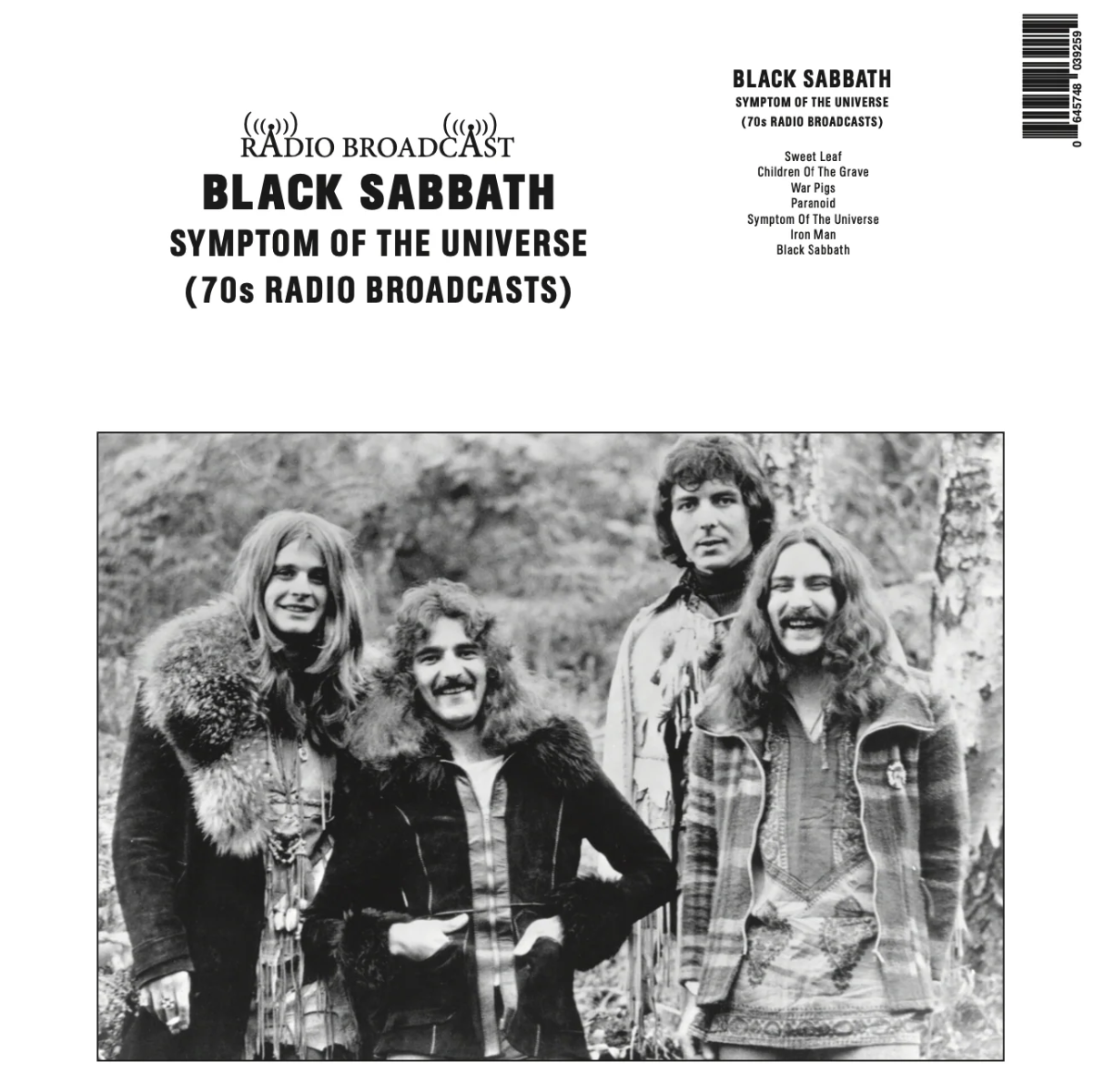 Black Sabbath - Symptom Of The Universe (70s Radio Broadcast) [Import] | Mint (M) Mint (M)-