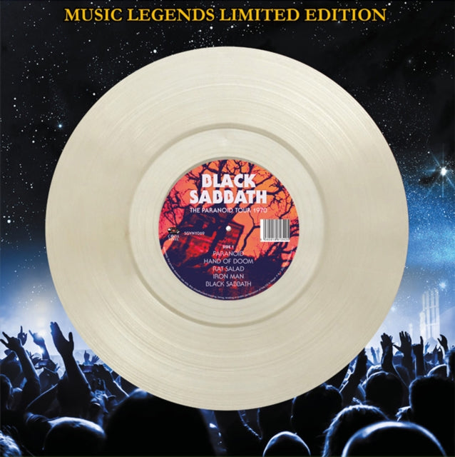 Black Sabbath - The Paranoid Tour 1970 (Clear Vinyl) [Import] | Mint (M) Mint (M)-