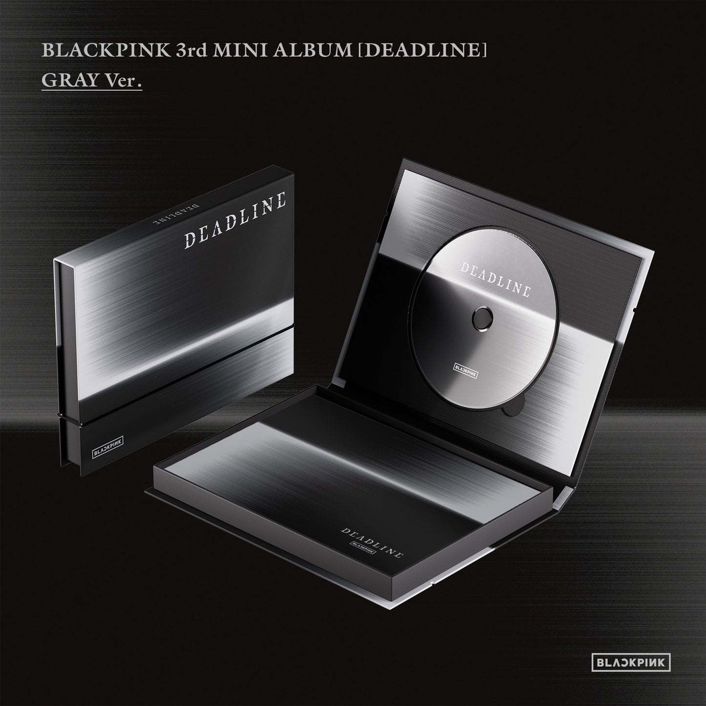 Blackpink 3Rd Mini Album [Deadline] Gray Ver. (CD) |-